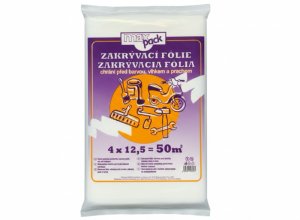 Fólie zakrývací malířská plachta 4 x 12,5 m silná