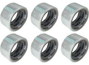 Lepící páska 48mm x 45m transparentní 6 ks