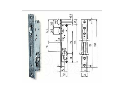 Zámek Titan 821/17 váleček dorm 16,5, hl.29