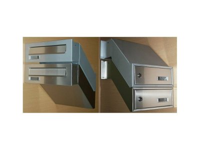 JAKUB-ŠEDÁ/NEREZ čelo pošt.schránka k zazdění do sloupku(X) "AKČNÍ CENA BEZ SLEVY"