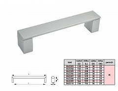 KORA 128/142 úchytka Al