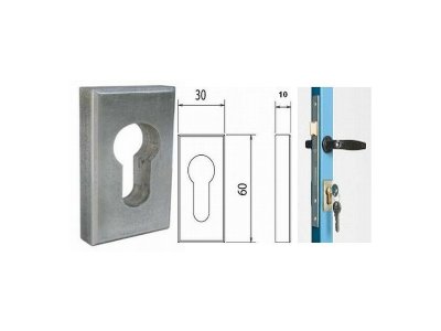 Kovový kryt vložky  30x60x10  2305010 "AKČNÍ CENA BEZ SLEVY"