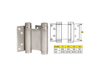 Pružinový závěs 33/125 Ni F1-107033 max 27kg/1pár/700mm š.