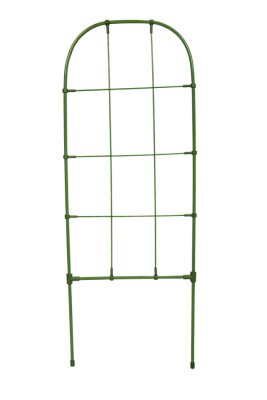 Žebříková podpěra rostlin 90cm - mřížková půlkulatá