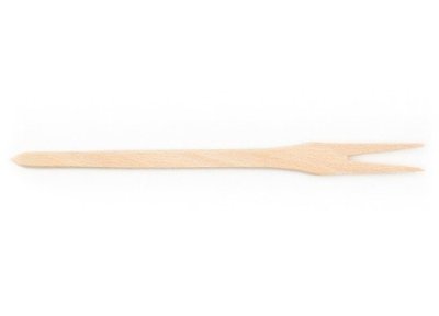KOLIMAX Dřevěné výrobky Vidlička se dvěma hroty, délka 25 cm