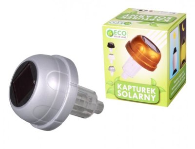 NG 90859xx Víčko solární do hřbitovní lampy + soumrakový senzor d7x9cm 80x78x92