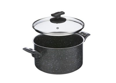 KOLIMAX BLACK GRANITEC Hrnec BLACK GRANITEC s poklicí, průměr 22cm, objem 4.5l