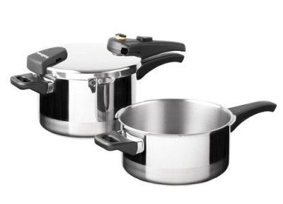 KOLIMAX BIOMAX Sada tlakových hrnců BIOMAX DUO s BIO ventilem, průměr 22cm, objem 6 l a 4 l