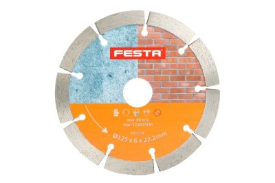 Kotouč diamantový FESTA segment dvojitý 125x6x22.2mm