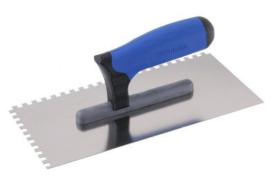 Hladítko nerezové 130x270mm zub 4x4, dvousl. rukojeť G-11 0241