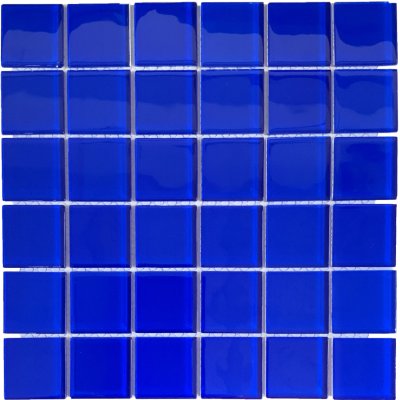 Mozaika CH4409PM skleněná modrá 30x30cm sklo