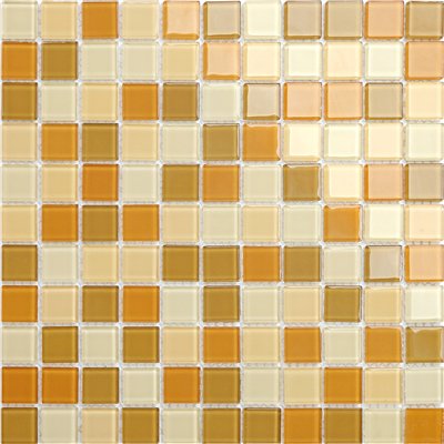 Mozaika CH4016PM skleněná oranžová hnědá 30x30cm sklo