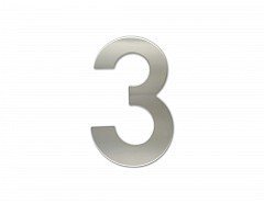 Číslice "3" fasádní 150mm NEREZ