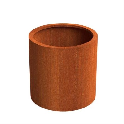 Cortenový květináč kulatý 50 cm
