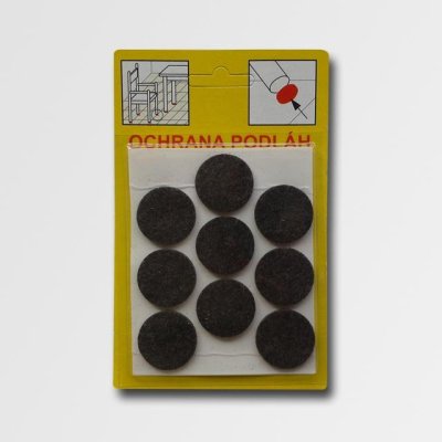 Filcová ochrana 16x16x3 hnědá