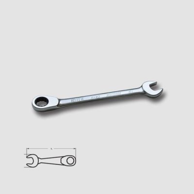 HONITON Klíč očkoplochý ráčnový 72 zubů HONIDRIVER | 9 mm 11/32" E11