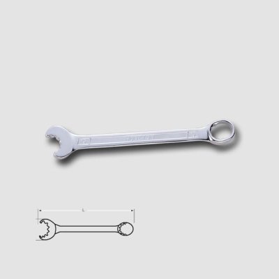 HONITON Klíč očkoplochý ráčnový pevný | 8 mm