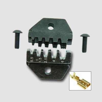 HONITON Náhradní čelisti ke konektorovým kleštím | 0,75-6 mm2 (AWG 18-10)