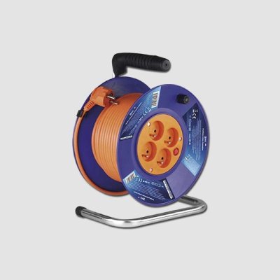 EMOS Prodlužovací kabel na bubnu | 4 zásuvky, 230 V / 50 m, (1,5 mm²)