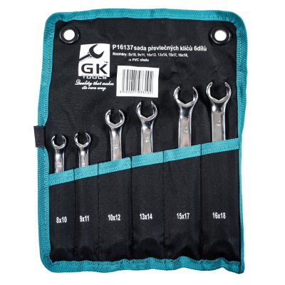 GK TOOLS Sada klíčů převlečných 6 dílů