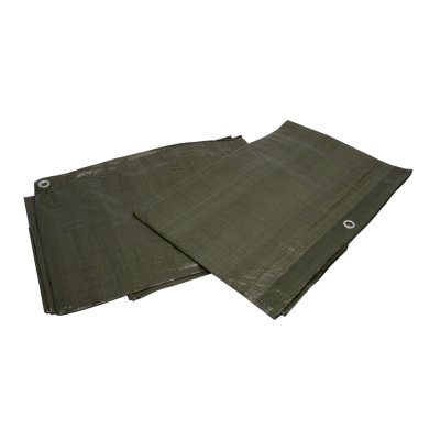 XTLINE Zakrývací plachta PE s oky zelená 70g/m2 | 6x8 m