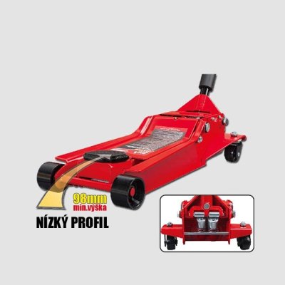 XTLINE Hydraulický zvedák pojízdný | 3 t
