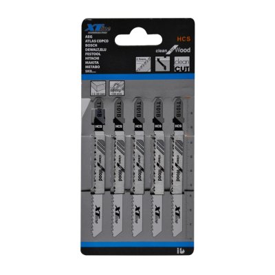 XTLINE Pilové plátky přímočaré | HSS 50 mm, 21 Tpi (1bal/5ks)