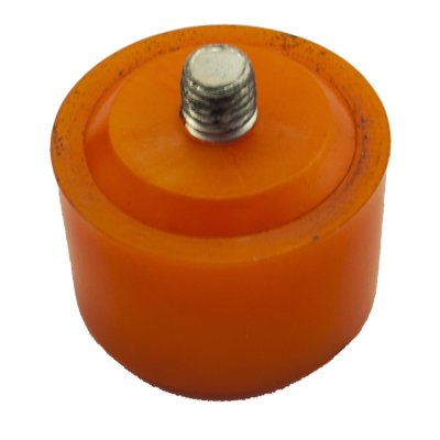 XTLINE Náhradní plastové koncovky k XT053 | oranžová 40 mm (měkká)