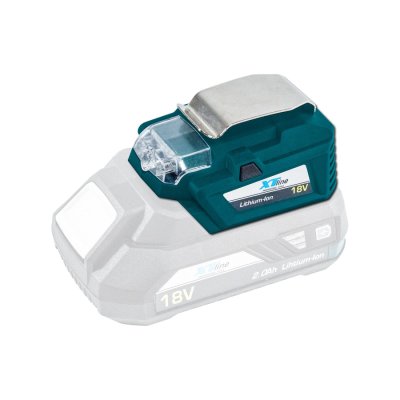 XTLINE Nabíječka s LED svítidlem 18 V, 60 lm | 1.5 A