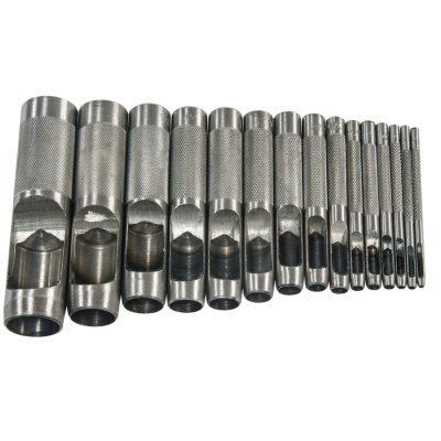 XTLINE Sada děrovačů 15 dílů | 2-22 mm, PVC obal