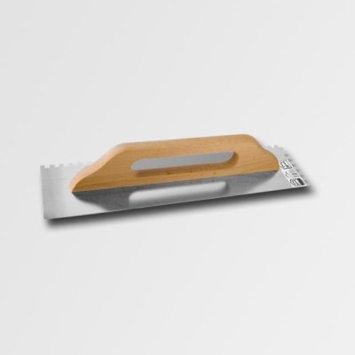 STAVTOOL Hladítko nerezové zubové | 480x130 mm, zub 10x10 mm