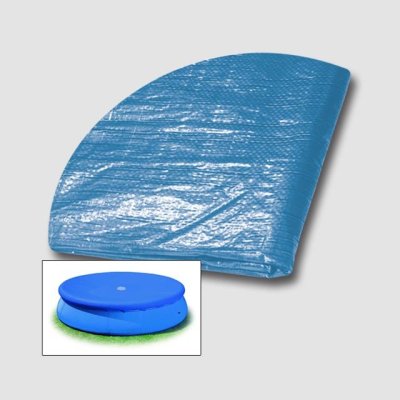 Zakrývací plachta zesílená PE s oky kulatá 120g/m2 | 6,5 m