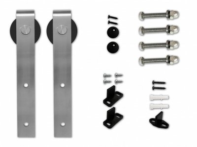 Posuvné kování RETRO 4 ESO NEREZ jednokřídlé "AKČNÍ CENA BEZ SLEVY"