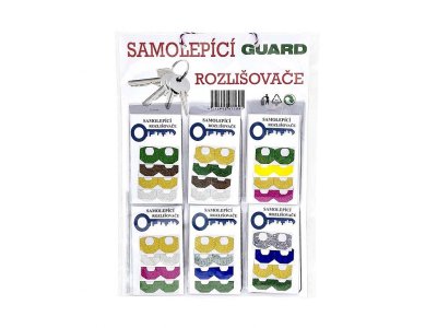 Rozlišovač klíčů samolepící GUARD (EVVA) (1bli=30sáčků=240ks)