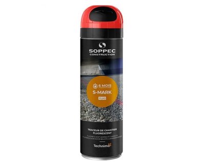 Sprej fluorescenční S-MARK 6M červený 500ml