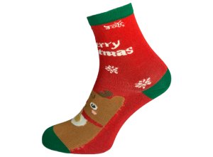 Vánoční bavlněné ponožky SBK vel. 28-31