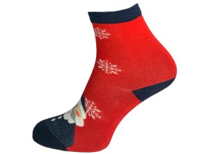 Vánoční bavlněné ponožky SMV vel. 28-31