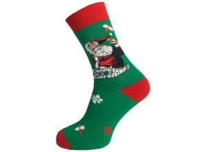 Termo Vánoční bavlněné ponožky MCH vel. 39-42