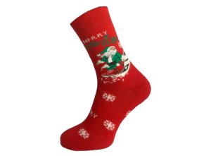 Termo Vánoční bavlněné ponožky SSN vel. 39-42