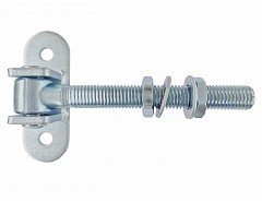 Závěs seřiditelný ovál plotna M18x138mm Bílý zinek