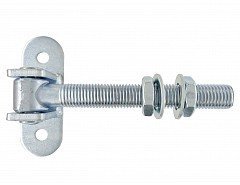 Závěs seřiditelný ovál plotna M20x138mm Bílý zinek