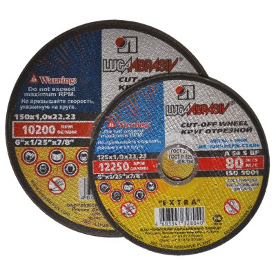 LUGA ABRASIVE Kotouč řezný na ocel a nerez | 125x0,8x22,2 mm