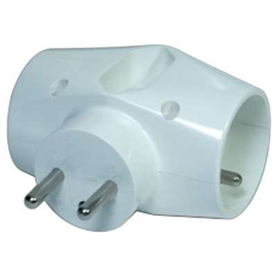 EMOS Zásuvka rozbočovací bílá | 3x230 V