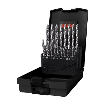 RUKO Sada vrtáků do kovu s břitem FLOWSTEP HSS 19 dílů | 1-10 mm, plastový box