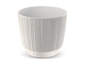 Květináč RYFO ECO WOOD bílý 14,6cm
