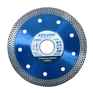 XTLINE Kotouč diamantový turbo SLIM CUT | 115x0,8/1,2x22,2x10 mm