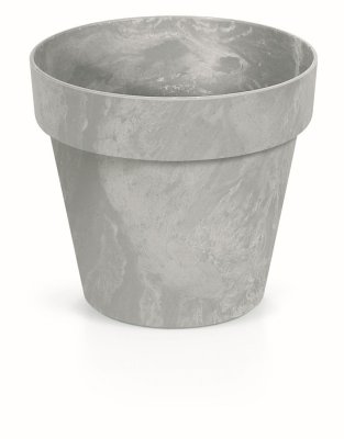 Květináč CUBE BETON EFFECT 17 cm - barva: šedá