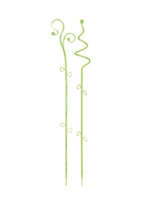 Podpěra na orchidej DECOR I zelená transparentní 58,5 cm