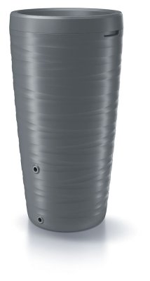 Sud na dešťovou vodu MAZE 240 l (víko - květináč) - barva: šedá