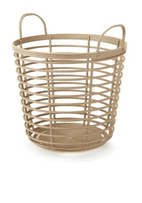 Koš s uchy ZANZI BASKET ECO WOOD 37,4 cm - barva: naturo ECO